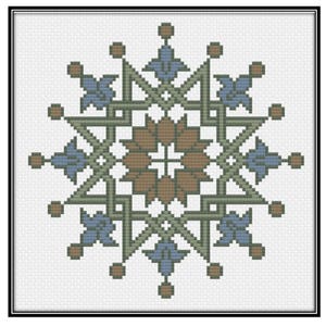 Symmetrical Star (PDF) Cross Stitch Pattern
