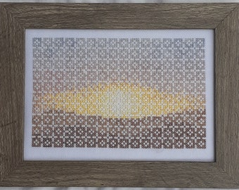 Sunset Cross Stitch pattern (pdf)