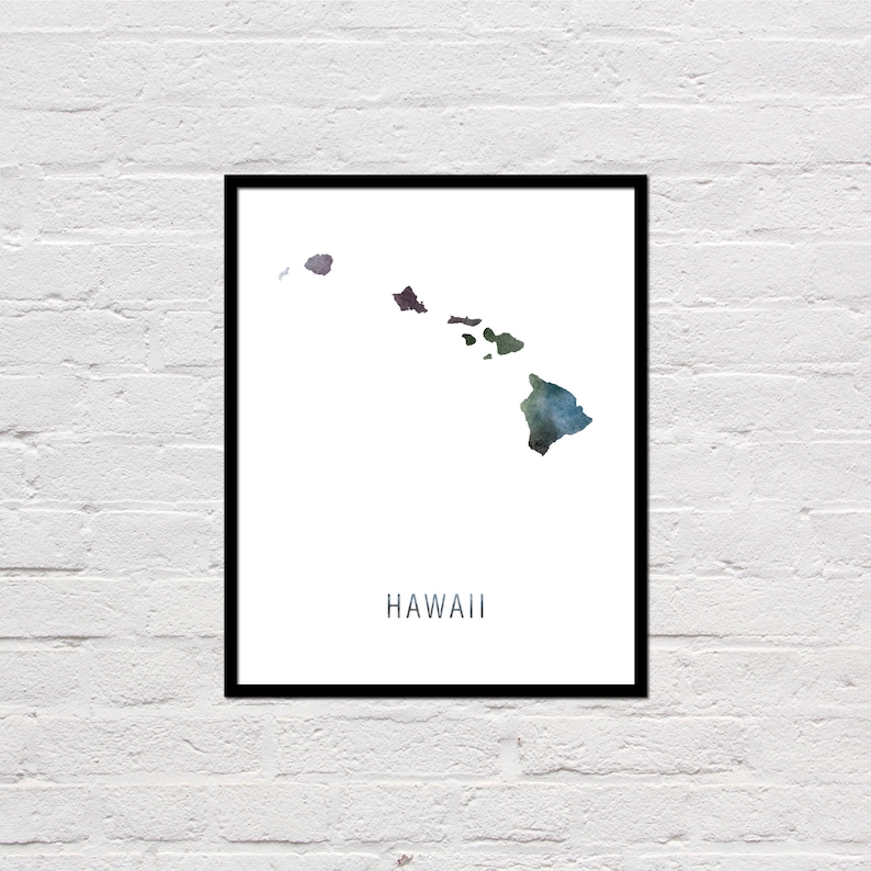 Hawaii Map Print, Printable Hawaii Region Map, Hawaii Artwork Print, Hawaii Printable Wall Artwork, Watercolor Map, Hawaii Poster, Electronic Obtain photo regarding Printable Pictures of Hawaii called Hawaii Map Print, Printable Hawaii Place Map, Hawaii Artwork Print, Hawaii Printable Wall Artwork, Watercolor Map, Hawaii Poster, Electronic Obtain