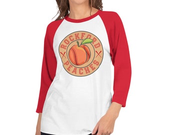 Rockford Peaches Shirt, Rockford Peaches Tee, Rockford Illinois Souvenir, Peaches Baseball Shirt, Movie Shirt, 3/4 sleeve raglan shirt