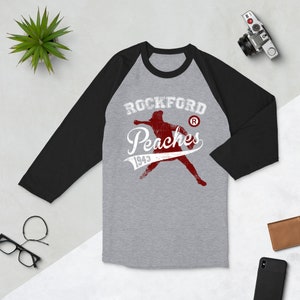Rockford Peaches Shirt Rockford Peaches Tee Rockford Illinois Souvenir Peaches Baseball Shirt Movie Shirt