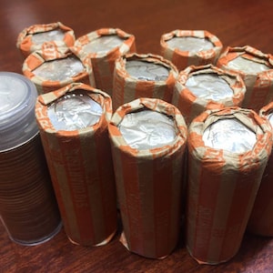 Roll Of 40 Silver Washington Quarters  - Full Dates - 1964 And Prior
