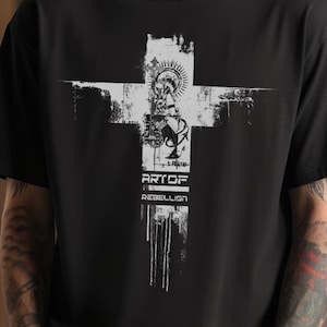 Edgy Devil Girl Guitar Shirt: Punk Rock Graphic Tee