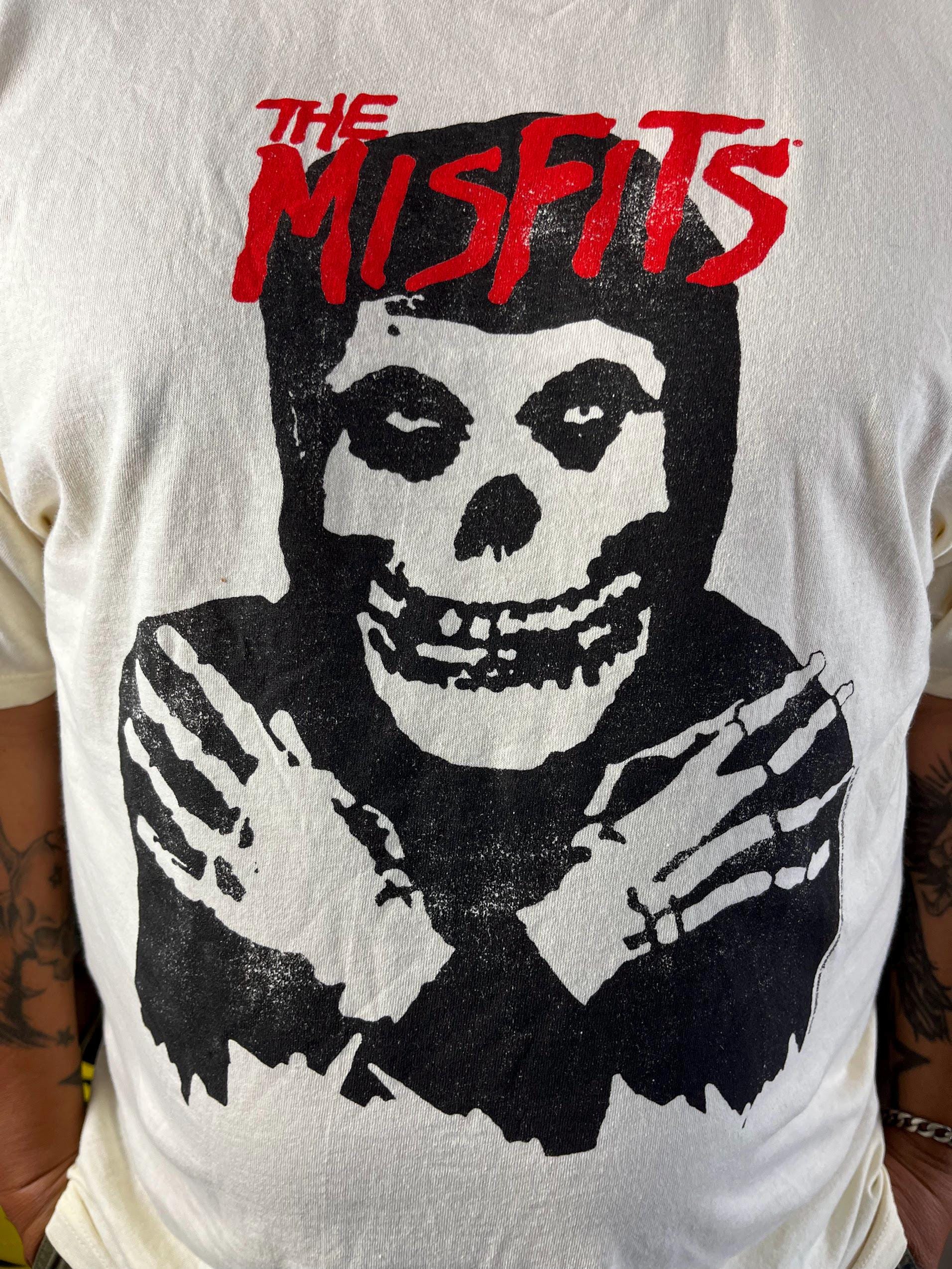 Misfits Cross Hands Graphic Tee: Officially Licensed Horror Punk T