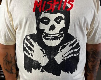 Misfits Cross Hands Graphic Tee: Officially Licensed Horror Punk T