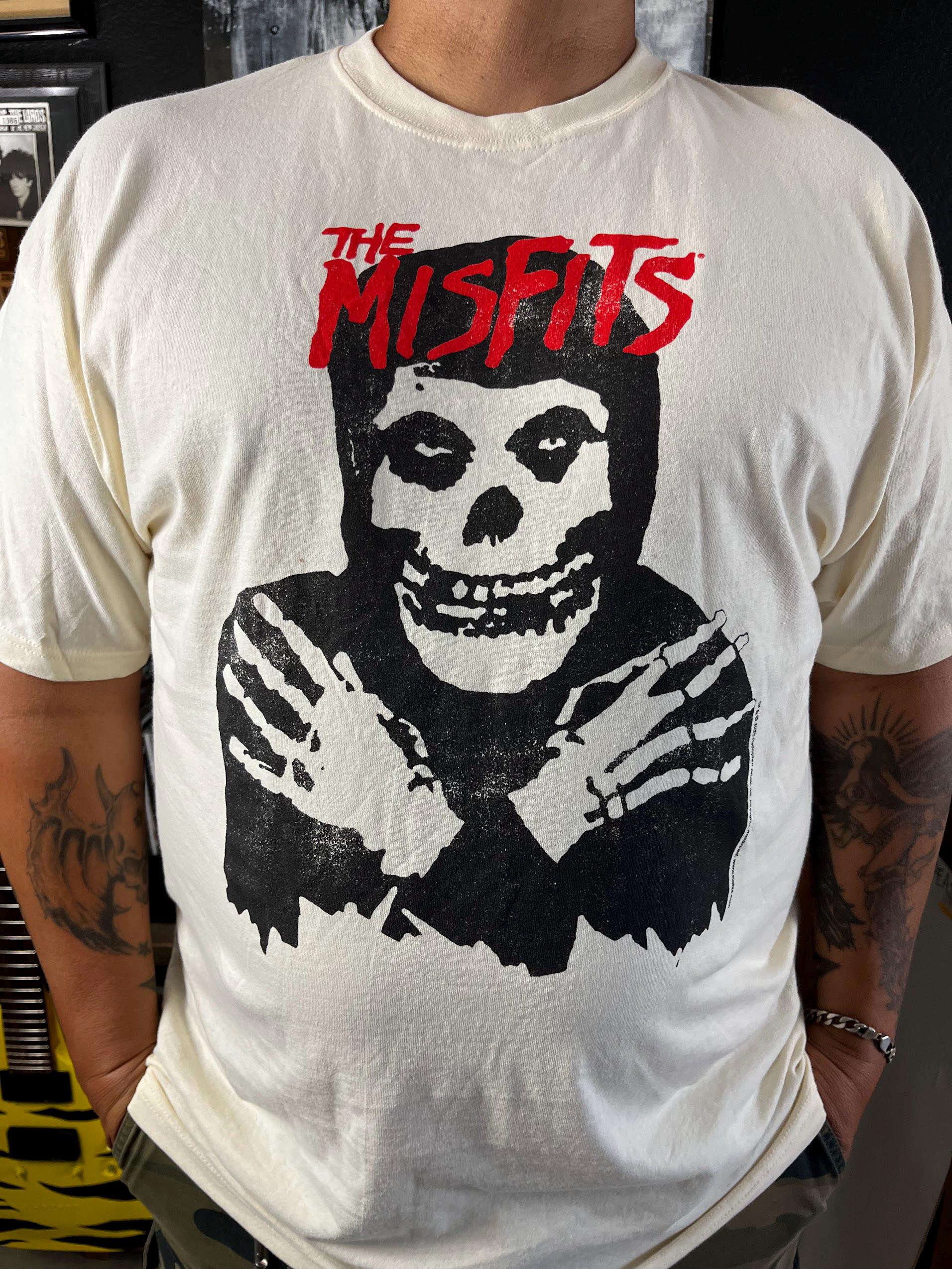 Misfits Cross Hands Graphic Tee: Officially Licensed Horror Punk T