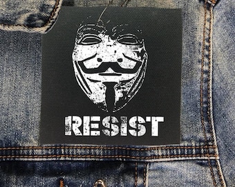 ANNONYMOUS Aufnäher Aufbügler Patches Occupy NWO 99% Guy Fawkes ANNONYMOUS Aufnäher Aufbügler Patches Occupy NWO 99% Guy Fawkes