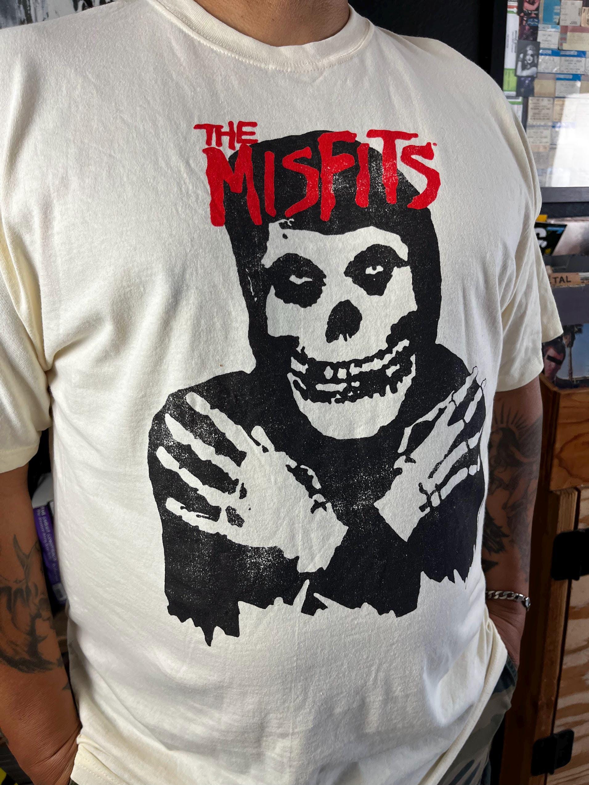 Misfits Cross Hands Graphic Tee: Officially Licensed Horror Punk T