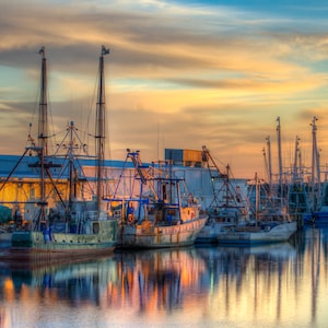 Commercial fishing boats