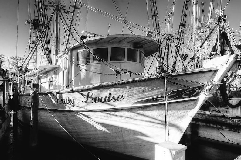 Florida Apalachicola Lady Louise a wooden shrimp boat