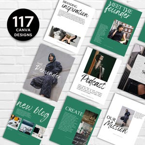 Instagram-Story-Vorlage | Pinterest Pins Vorlage | Instagram Template Coach | Instagram Canva Vorlage | Grüne Instagram Leinwand | Der Podpodcast