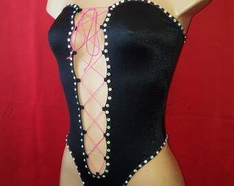 traje rave traje de stripper zapatos de stripper ropa de baile exótica traje rave ropa de stripper