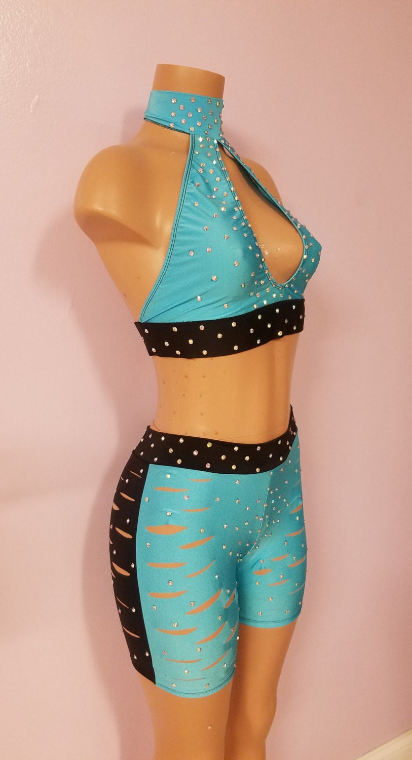 Exotic dance rave outfits Exotic dancewear Etsy