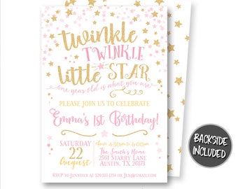star invitation etsy