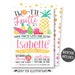 Two-Tti Frutti Invitation, Tutti-frutti Birthday Invitation, Tutti-frutti Party, Fruits Invitation, 2nd Birthday, Party, Digital, Printable