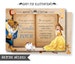 Beauty and The Beast Invitation, Belle Invitation, Beauty and The Beast Birthday Invitations, Princess Belle, Printables, Personalized 