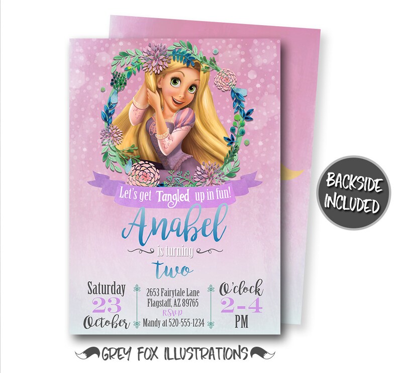 tangled-birthday-invitation-rapunzel-invitation-rapunzel-etsy