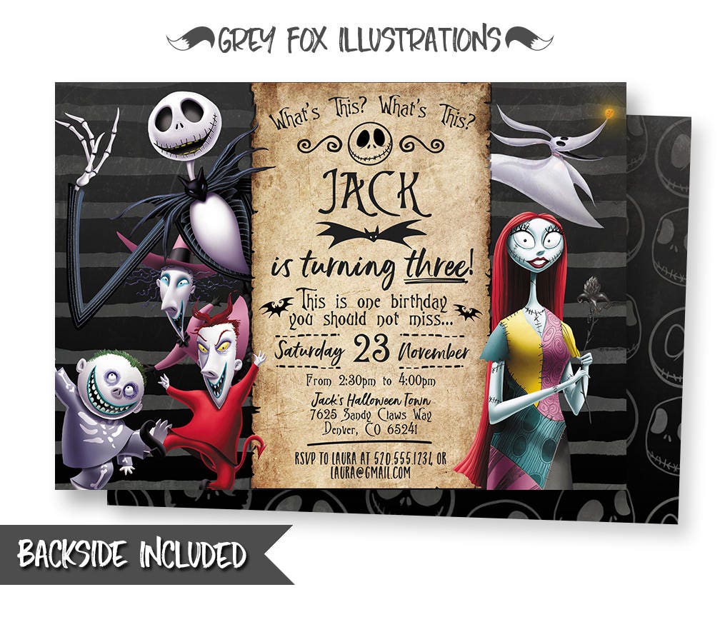 nightmare-before-christmas-invitation-nightmare-before-etsy