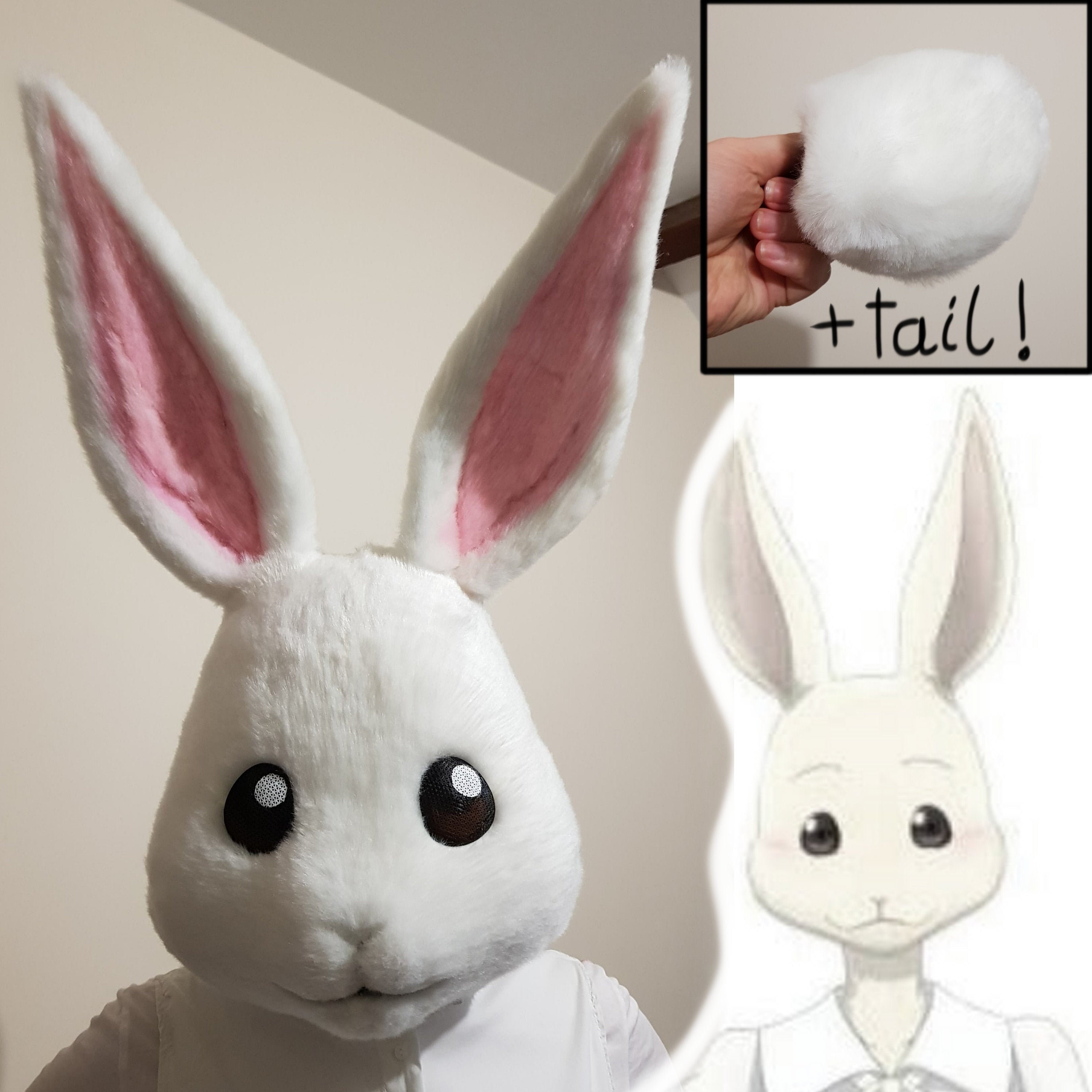 haru様 Haru Beastars Fursuit Head + Tail! Haru Beastars Costume