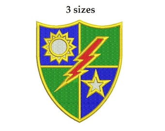 Ranger Crest 3sizes Digitized filled Machine Embroidery Design Pattern Digital Download