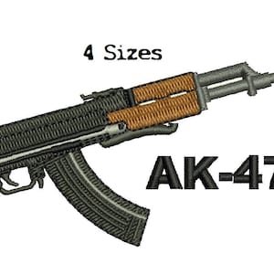 AK-47 digitalisiert gefüllt Maschine Stickerei Design Digital Download