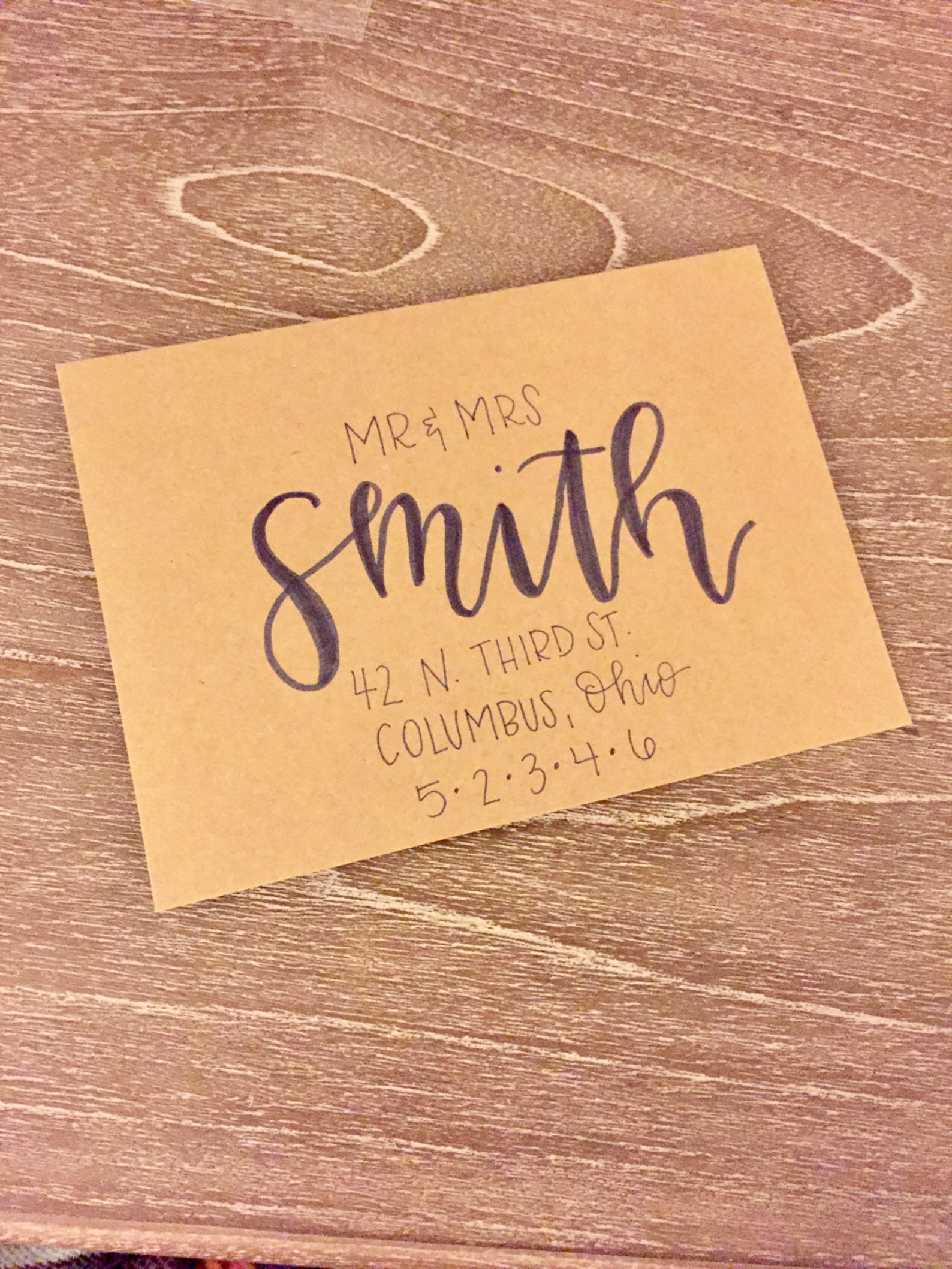 Hand Addressed envelopes Etsy