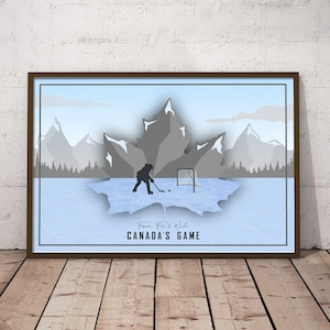 Canada&#39;s Game - Hockey Poster