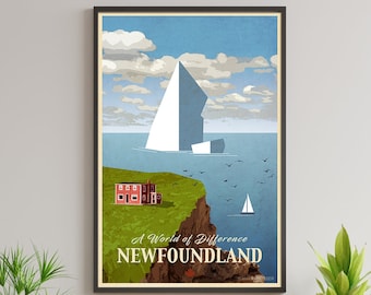 Newfoundland Travel Poster