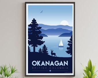 Okanagan Travel Poster