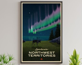 Northwest Territories Travel Poster