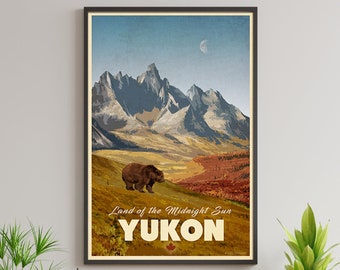 Yukon Travel Poster