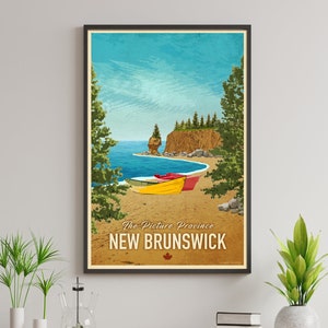 Poster di viaggio nel Nuovo Brunswick