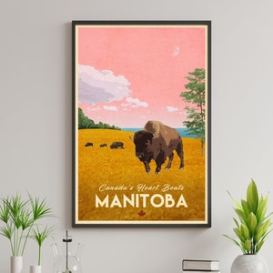 Manitoba Travel Poster
