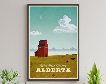 Alberta Travel Poster