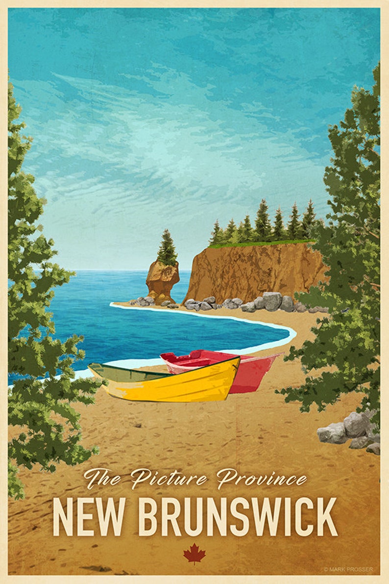 New Brunswick Travel Poster image 2