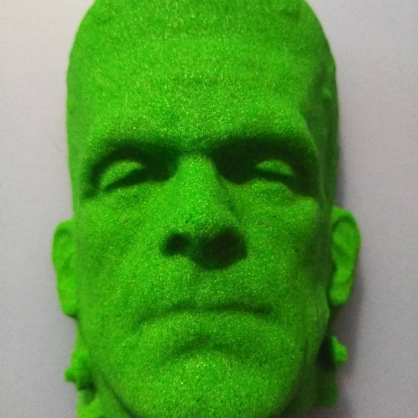 Frankenstein Plastic Horror Bath Bomb Mold | Soap Mold | Plaster Mold | Chocolate | Resin Mold | Gelatin Mold | Craft Mold