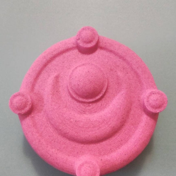 Anime Moon Girl's Compact Plastic Bath Bomb Mold | Soap Mold | Plaster Mold | Chocolate | Resin Mold | Gelatin Mold | Craft