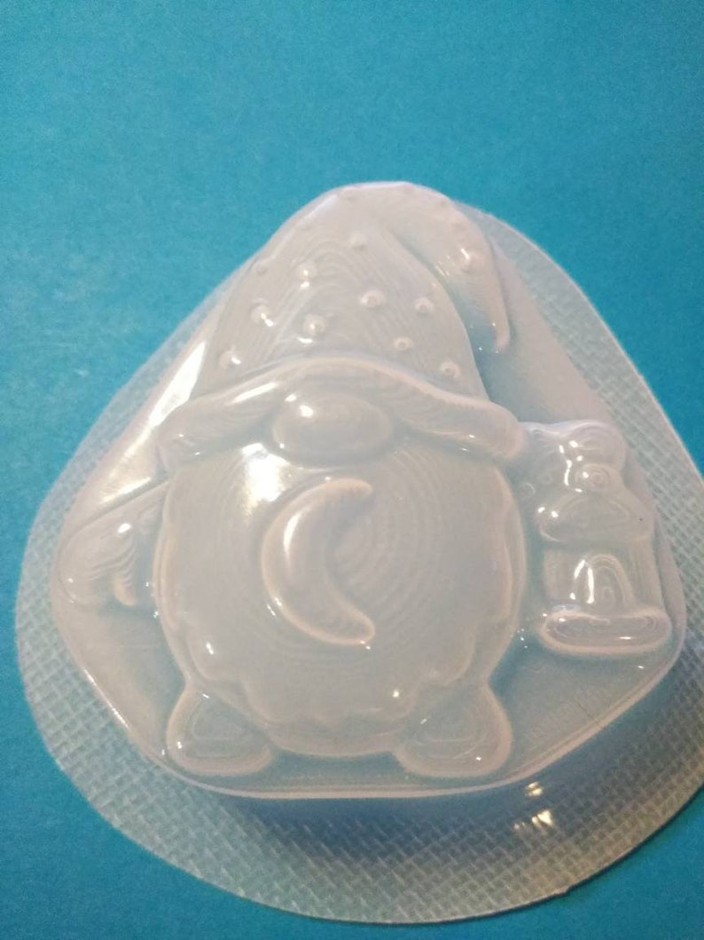 Night Time Gnome plastic bath bomb mold Resin Plaster | Etsy