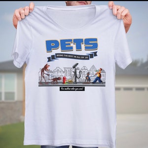 Pets T-shirt  featuring ( Aliens, stranger things character designs )