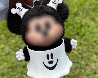 Mouse Ghost Ears and Body Accessories Outfit for Doll