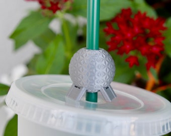 Epcot straw topper