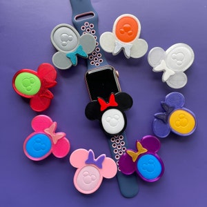 FLEXIBLE MagicBand Puck Holder for Smart Watch Band Ear Bow Style image 1