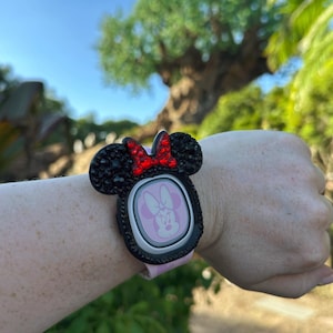 BLING FLEXIBLE MagicBand Plus Decoration | Magicband Cover | Ear Bow Style
