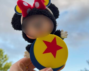 Yellow Ball Red Star Accessories and Outfit for Keychain Doll