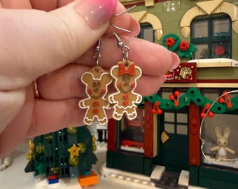 Mouse Gingerbread Earrings