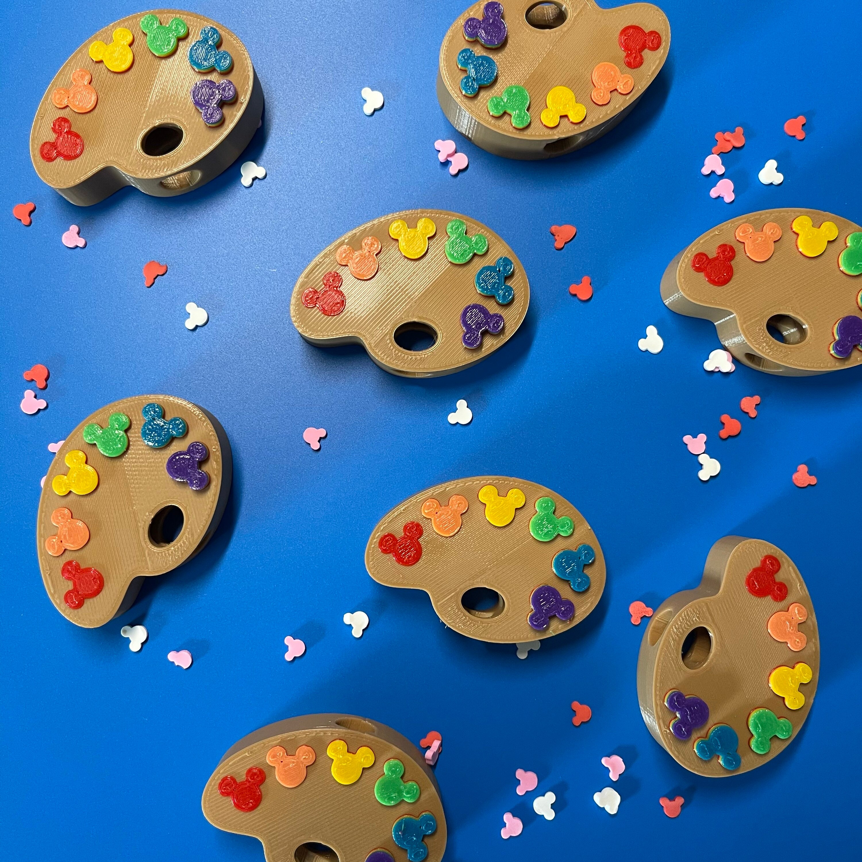 Mouse Painters Palette Artist Palette Straw Buddy Straw Etsy