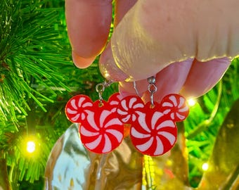 Mouse Peppermint Earrings