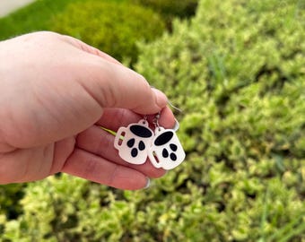 Spooky Coffee Cup Earrings