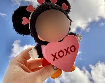 Valentine Conversation Heart Accessories and Outfit for Keychain Doll