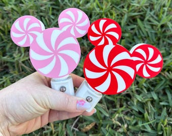 Mouse Peppermint Swirl Nightlight